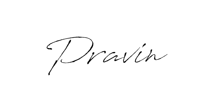 Pravin  stylish signature style. Best Handwritten Sign (Antro_Vectra) for my name. Handwritten Signature Collection Ideas for my name Pravin . Pravin  signature style 6 images and pictures png