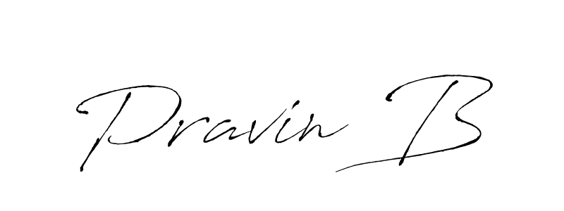 Make a beautiful signature design for name Pravin B. Use this online signature maker to create a handwritten signature for free. Pravin B signature style 6 images and pictures png
