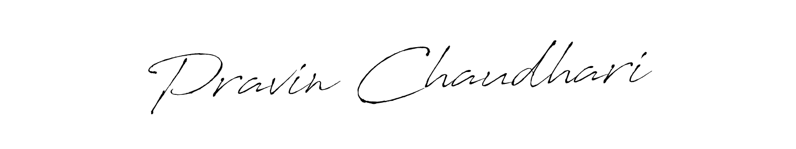 Make a beautiful signature design for name Pravin Chaudhari. With this signature (Antro_Vectra) style, you can create a handwritten signature for free. Pravin Chaudhari signature style 6 images and pictures png
