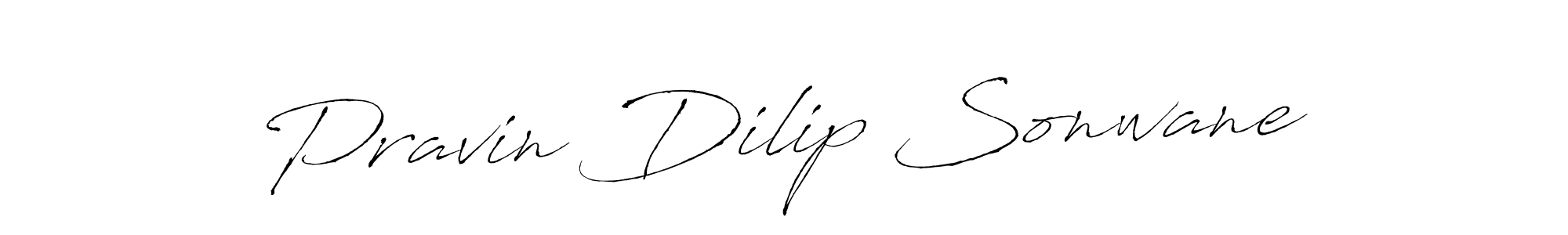 Make a short Pravin Dilip Sonwane signature style. Manage your documents anywhere anytime using Antro_Vectra. Create and add eSignatures, submit forms, share and send files easily. Pravin Dilip Sonwane signature style 6 images and pictures png