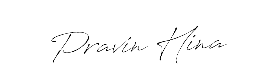 You should practise on your own different ways (Antro_Vectra) to write your name (Pravin Hina) in signature. don't let someone else do it for you. Pravin Hina signature style 6 images and pictures png