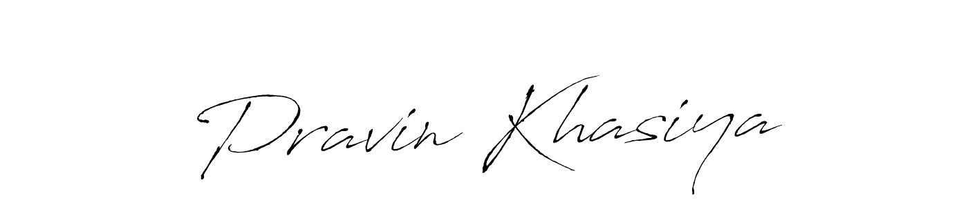 Design your own signature with our free online signature maker. With this signature software, you can create a handwritten (Antro_Vectra) signature for name Pravin Khasiya. Pravin Khasiya signature style 6 images and pictures png
