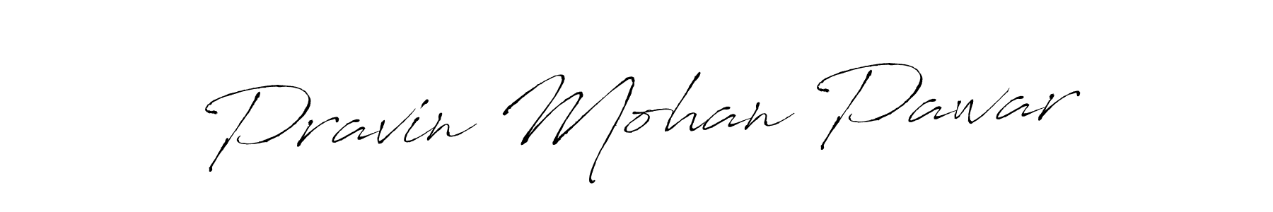 How to make Pravin Mohan Pawar signature? Antro_Vectra is a professional autograph style. Create handwritten signature for Pravin Mohan Pawar name. Pravin Mohan Pawar signature style 6 images and pictures png
