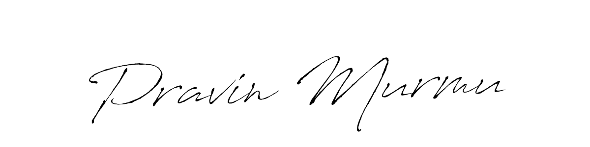 The best way (Antro_Vectra) to make a short signature is to pick only two or three words in your name. The name Pravin Murmu include a total of six letters. For converting this name. Pravin Murmu signature style 6 images and pictures png