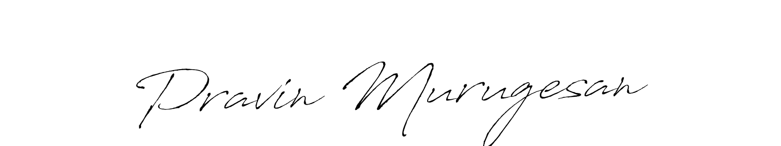 Pravin Murugesan stylish signature style. Best Handwritten Sign (Antro_Vectra) for my name. Handwritten Signature Collection Ideas for my name Pravin Murugesan. Pravin Murugesan signature style 6 images and pictures png