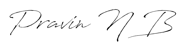 See photos of Pravin N B official signature. Check more albums & portfolios. Read reviews & check more about Antro_Vectra font. Pravin N B signature style 6 images and pictures png