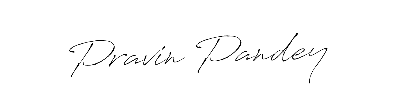 Pravin Pandey stylish signature style. Best Handwritten Sign (Antro_Vectra) for my name. Handwritten Signature Collection Ideas for my name Pravin Pandey. Pravin Pandey signature style 6 images and pictures png