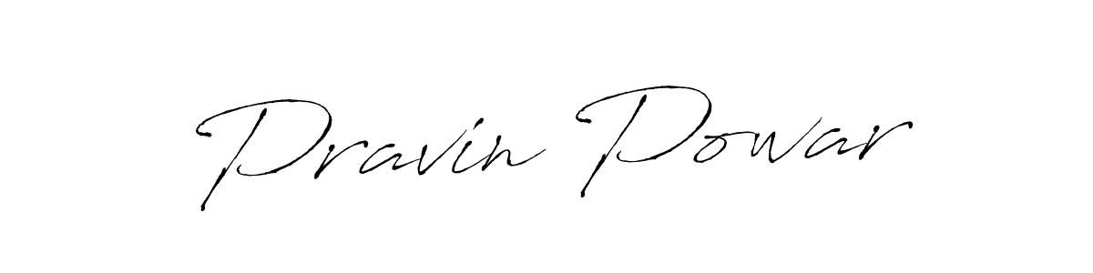How to make Pravin Powar name signature. Use Antro_Vectra style for creating short signs online. This is the latest handwritten sign. Pravin Powar signature style 6 images and pictures png