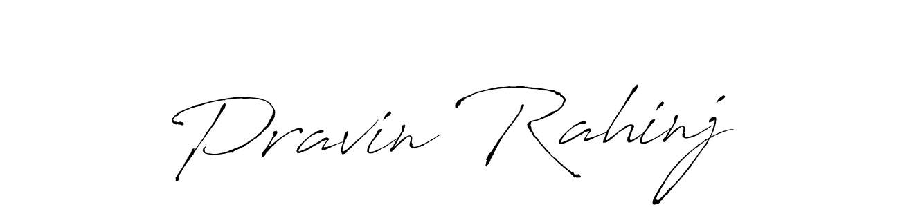 Use a signature maker to create a handwritten signature online. With this signature software, you can design (Antro_Vectra) your own signature for name Pravin Rahinj. Pravin Rahinj signature style 6 images and pictures png
