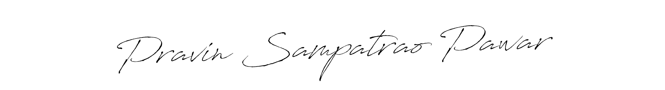Pravin Sampatrao Pawar stylish signature style. Best Handwritten Sign (Antro_Vectra) for my name. Handwritten Signature Collection Ideas for my name Pravin Sampatrao Pawar. Pravin Sampatrao Pawar signature style 6 images and pictures png