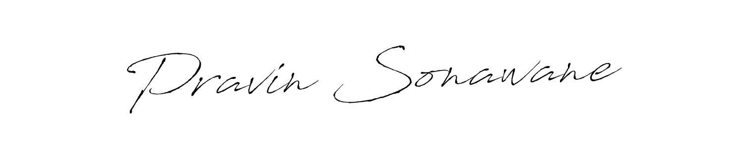 Make a beautiful signature design for name Pravin Sonawane. With this signature (Antro_Vectra) style, you can create a handwritten signature for free. Pravin Sonawane signature style 6 images and pictures png