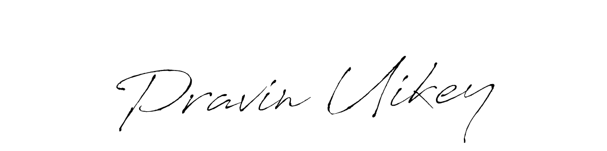 Antro_Vectra is a professional signature style that is perfect for those who want to add a touch of class to their signature. It is also a great choice for those who want to make their signature more unique. Get Pravin Uikey name to fancy signature for free. Pravin Uikey signature style 6 images and pictures png