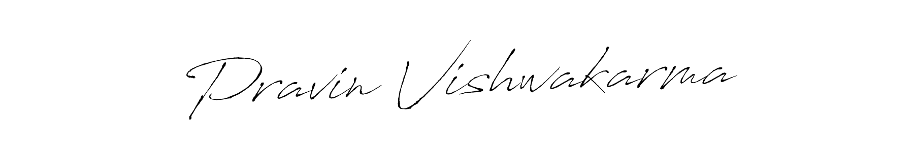 Pravin Vishwakarma stylish signature style. Best Handwritten Sign (Antro_Vectra) for my name. Handwritten Signature Collection Ideas for my name Pravin Vishwakarma. Pravin Vishwakarma signature style 6 images and pictures png