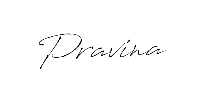 Design your own signature with our free online signature maker. With this signature software, you can create a handwritten (Antro_Vectra) signature for name Pravina. Pravina signature style 6 images and pictures png