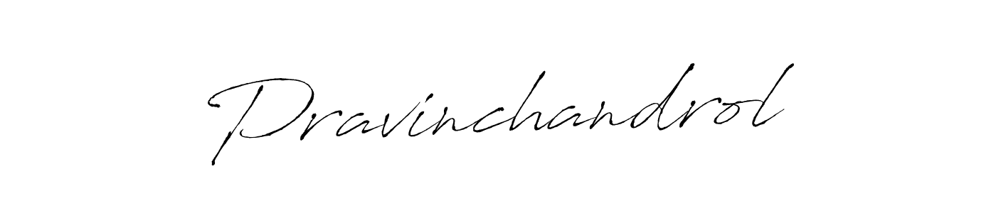 How to make Pravinchandrol name signature. Use Antro_Vectra style for creating short signs online. This is the latest handwritten sign. Pravinchandrol signature style 6 images and pictures png