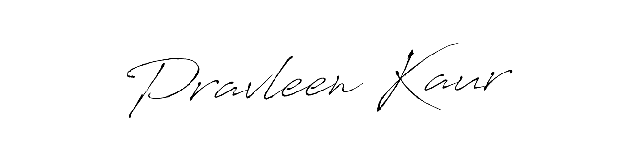 Also we have Pravleen Kaur name is the best signature style. Create professional handwritten signature collection using Antro_Vectra autograph style. Pravleen Kaur signature style 6 images and pictures png