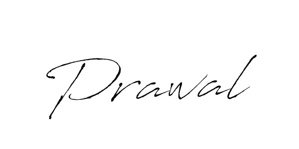 Design your own signature with our free online signature maker. With this signature software, you can create a handwritten (Antro_Vectra) signature for name Prawal. Prawal signature style 6 images and pictures png