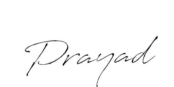 Design your own signature with our free online signature maker. With this signature software, you can create a handwritten (Antro_Vectra) signature for name Prayad. Prayad signature style 6 images and pictures png