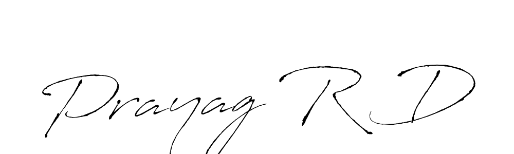 The best way (Antro_Vectra) to make a short signature is to pick only two or three words in your name. The name Prayag R D include a total of six letters. For converting this name. Prayag R D signature style 6 images and pictures png