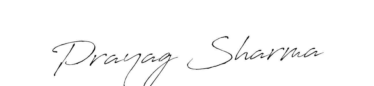 You should practise on your own different ways (Antro_Vectra) to write your name (Prayag Sharma) in signature. don't let someone else do it for you. Prayag Sharma signature style 6 images and pictures png