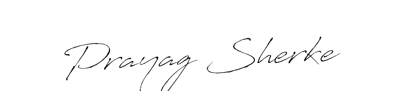 How to make Prayag Sherke signature? Antro_Vectra is a professional autograph style. Create handwritten signature for Prayag Sherke name. Prayag Sherke signature style 6 images and pictures png
