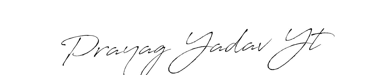 Also we have Prayag Yadav Yt name is the best signature style. Create professional handwritten signature collection using Antro_Vectra autograph style. Prayag Yadav Yt signature style 6 images and pictures png