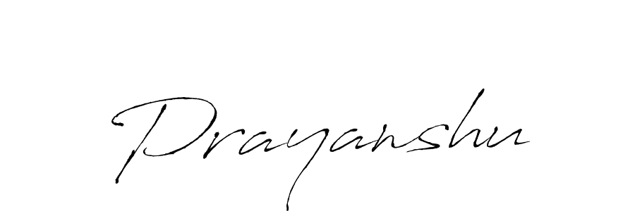 Make a beautiful signature design for name Prayanshu. With this signature (Antro_Vectra) style, you can create a handwritten signature for free. Prayanshu signature style 6 images and pictures png