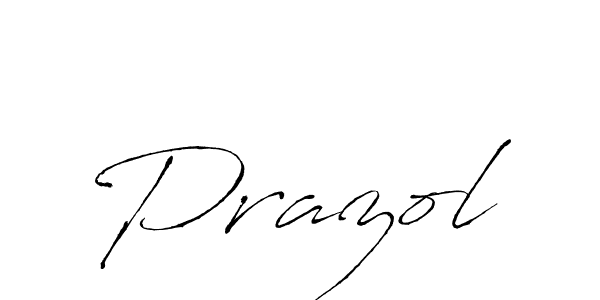 How to make Prazol signature? Antro_Vectra is a professional autograph style. Create handwritten signature for Prazol name. Prazol signature style 6 images and pictures png