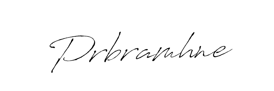 Prbramhne stylish signature style. Best Handwritten Sign (Antro_Vectra) for my name. Handwritten Signature Collection Ideas for my name Prbramhne. Prbramhne signature style 6 images and pictures png