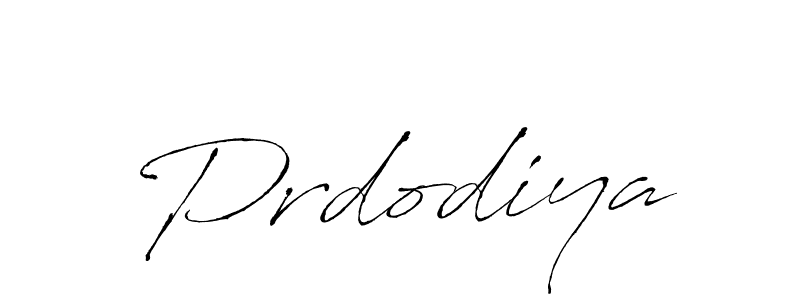 Create a beautiful signature design for name Prdodiya. With this signature (Antro_Vectra) fonts, you can make a handwritten signature for free. Prdodiya signature style 6 images and pictures png