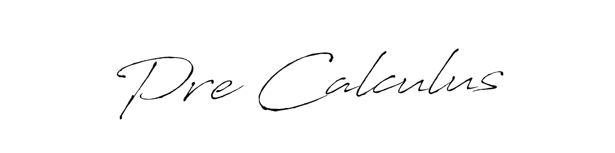 Use a signature maker to create a handwritten signature online. With this signature software, you can design (Antro_Vectra) your own signature for name Pre Calculus. Pre Calculus signature style 6 images and pictures png