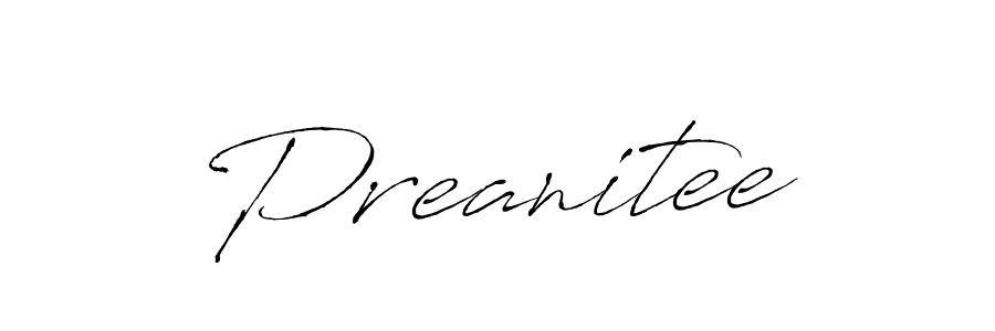 You should practise on your own different ways (Antro_Vectra) to write your name (Preanitee) in signature. don't let someone else do it for you. Preanitee signature style 6 images and pictures png