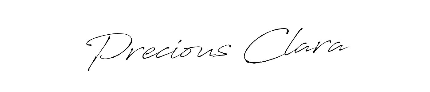 How to make Precious Clara signature? Antro_Vectra is a professional autograph style. Create handwritten signature for Precious Clara name. Precious Clara signature style 6 images and pictures png