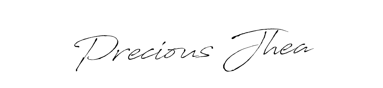 The best way (Antro_Vectra) to make a short signature is to pick only two or three words in your name. The name Precious Jhea include a total of six letters. For converting this name. Precious Jhea signature style 6 images and pictures png