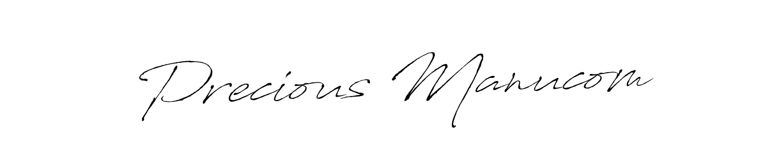Also we have Precious Manucom name is the best signature style. Create professional handwritten signature collection using Antro_Vectra autograph style. Precious Manucom signature style 6 images and pictures png