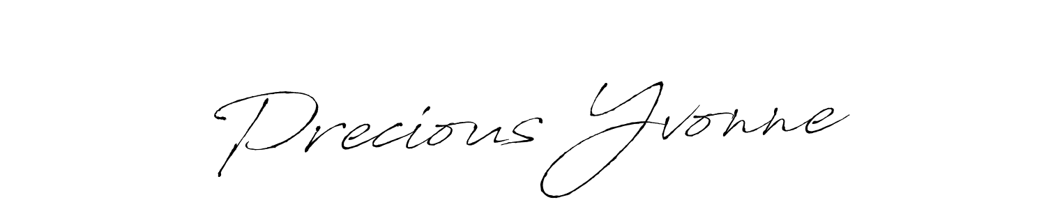 Use a signature maker to create a handwritten signature online. With this signature software, you can design (Antro_Vectra) your own signature for name Precious Yvonne. Precious Yvonne signature style 6 images and pictures png