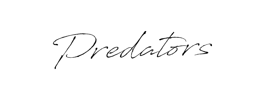 The best way (Antro_Vectra) to make a short signature is to pick only two or three words in your name. The name Predators include a total of six letters. For converting this name. Predators signature style 6 images and pictures png