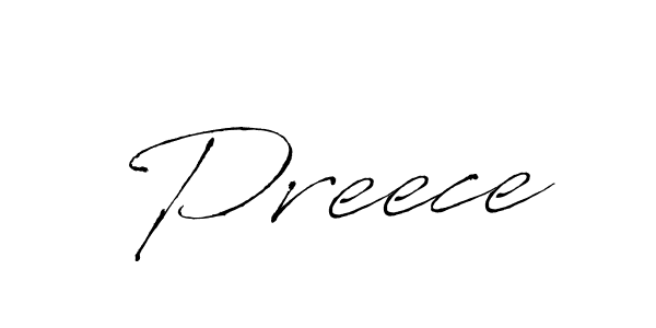 Use a signature maker to create a handwritten signature online. With this signature software, you can design (Antro_Vectra) your own signature for name Preece. Preece signature style 6 images and pictures png