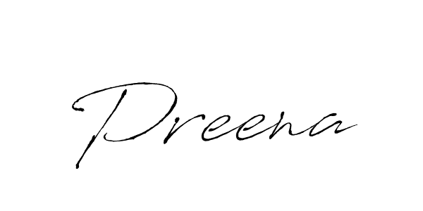 How to make Preena signature? Antro_Vectra is a professional autograph style. Create handwritten signature for Preena name. Preena signature style 6 images and pictures png