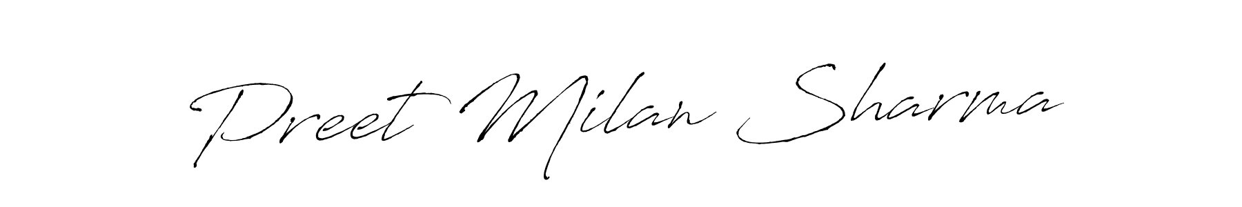 Once you've used our free online signature maker to create your best signature Antro_Vectra style, it's time to enjoy all of the benefits that Preet Milan Sharma name signing documents. Preet Milan Sharma signature style 6 images and pictures png