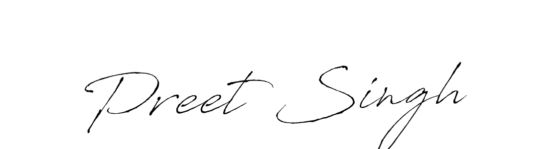 How to make Preet Singh signature? Antro_Vectra is a professional autograph style. Create handwritten signature for Preet Singh name. Preet Singh signature style 6 images and pictures png