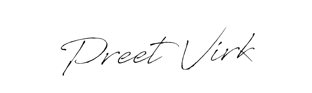How to make Preet Virk name signature. Use Antro_Vectra style for creating short signs online. This is the latest handwritten sign. Preet Virk signature style 6 images and pictures png