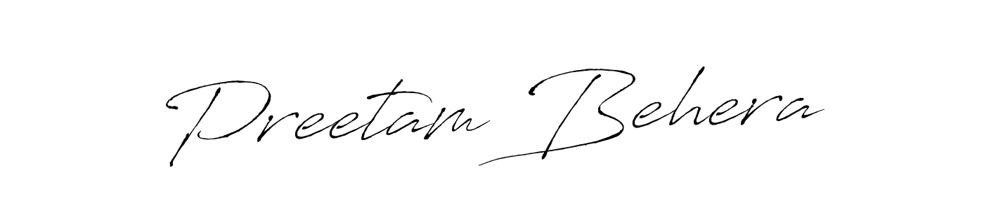 Use a signature maker to create a handwritten signature online. With this signature software, you can design (Antro_Vectra) your own signature for name Preetam Behera. Preetam Behera signature style 6 images and pictures png