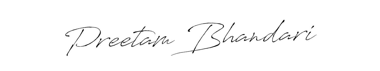 Make a beautiful signature design for name Preetam Bhandari. Use this online signature maker to create a handwritten signature for free. Preetam Bhandari signature style 6 images and pictures png