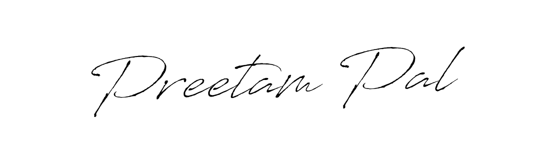 Create a beautiful signature design for name Preetam Pal. With this signature (Antro_Vectra) fonts, you can make a handwritten signature for free. Preetam Pal signature style 6 images and pictures png