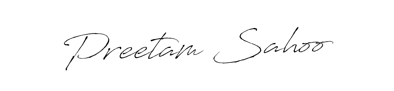 Use a signature maker to create a handwritten signature online. With this signature software, you can design (Antro_Vectra) your own signature for name Preetam Sahoo. Preetam Sahoo signature style 6 images and pictures png