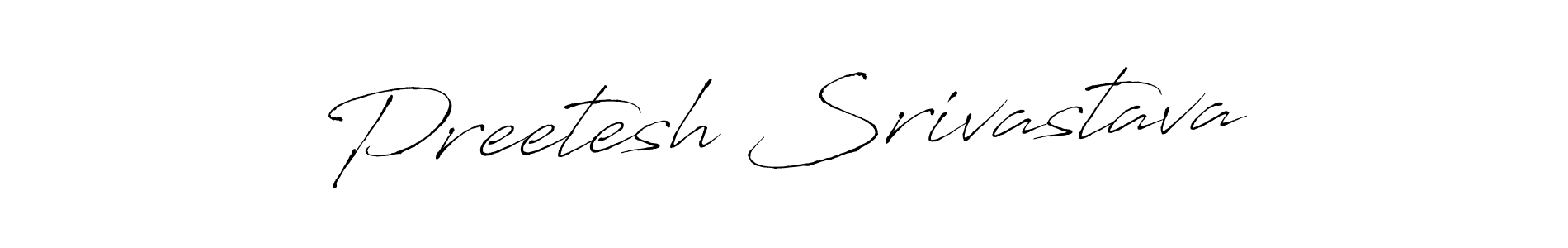 How to make Preetesh Srivastava signature? Antro_Vectra is a professional autograph style. Create handwritten signature for Preetesh Srivastava name. Preetesh Srivastava signature style 6 images and pictures png