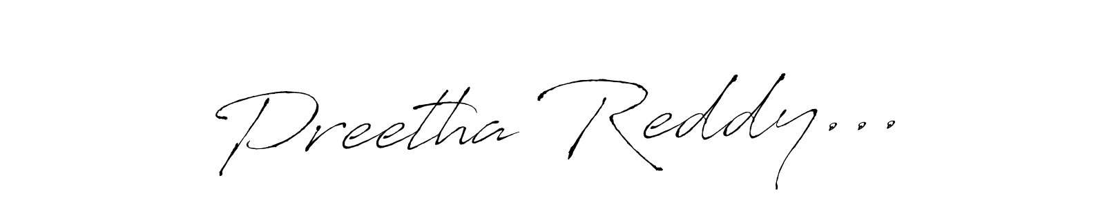 Make a beautiful signature design for name Preetha Reddy.... Use this online signature maker to create a handwritten signature for free. Preetha Reddy... signature style 6 images and pictures png
