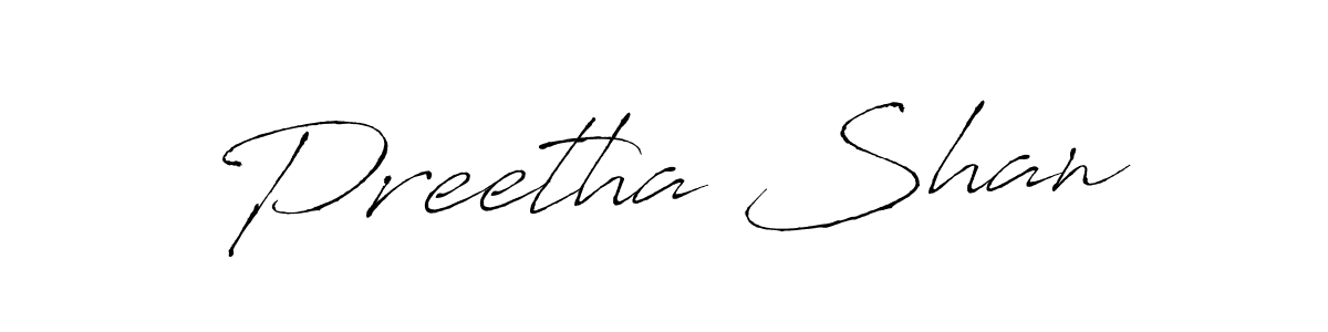 Use a signature maker to create a handwritten signature online. With this signature software, you can design (Antro_Vectra) your own signature for name Preetha Shan. Preetha Shan signature style 6 images and pictures png