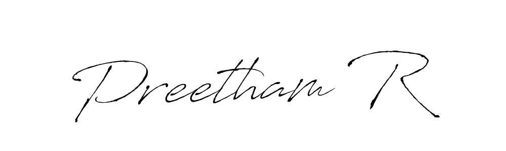 You can use this online signature creator to create a handwritten signature for the name Preetham R. This is the best online autograph maker. Preetham R signature style 6 images and pictures png